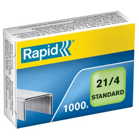 Punti metallici Rapid Standard 21/4  conf. da 1000 - 24867600